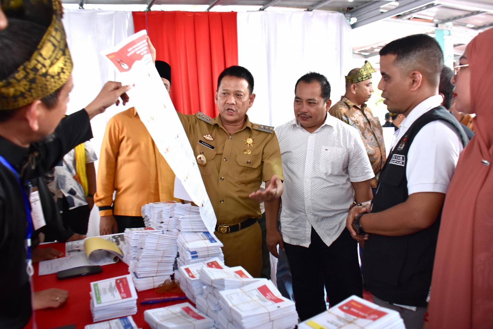 Simulasi Pemilu di Kampar