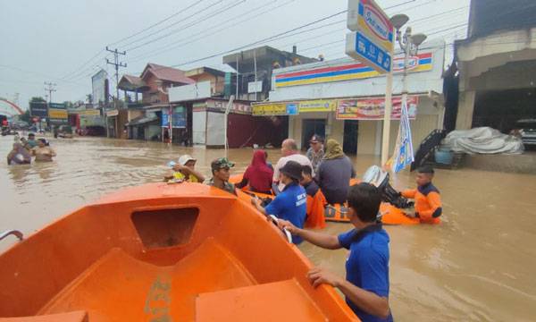 Banjir di Rokan Hulu