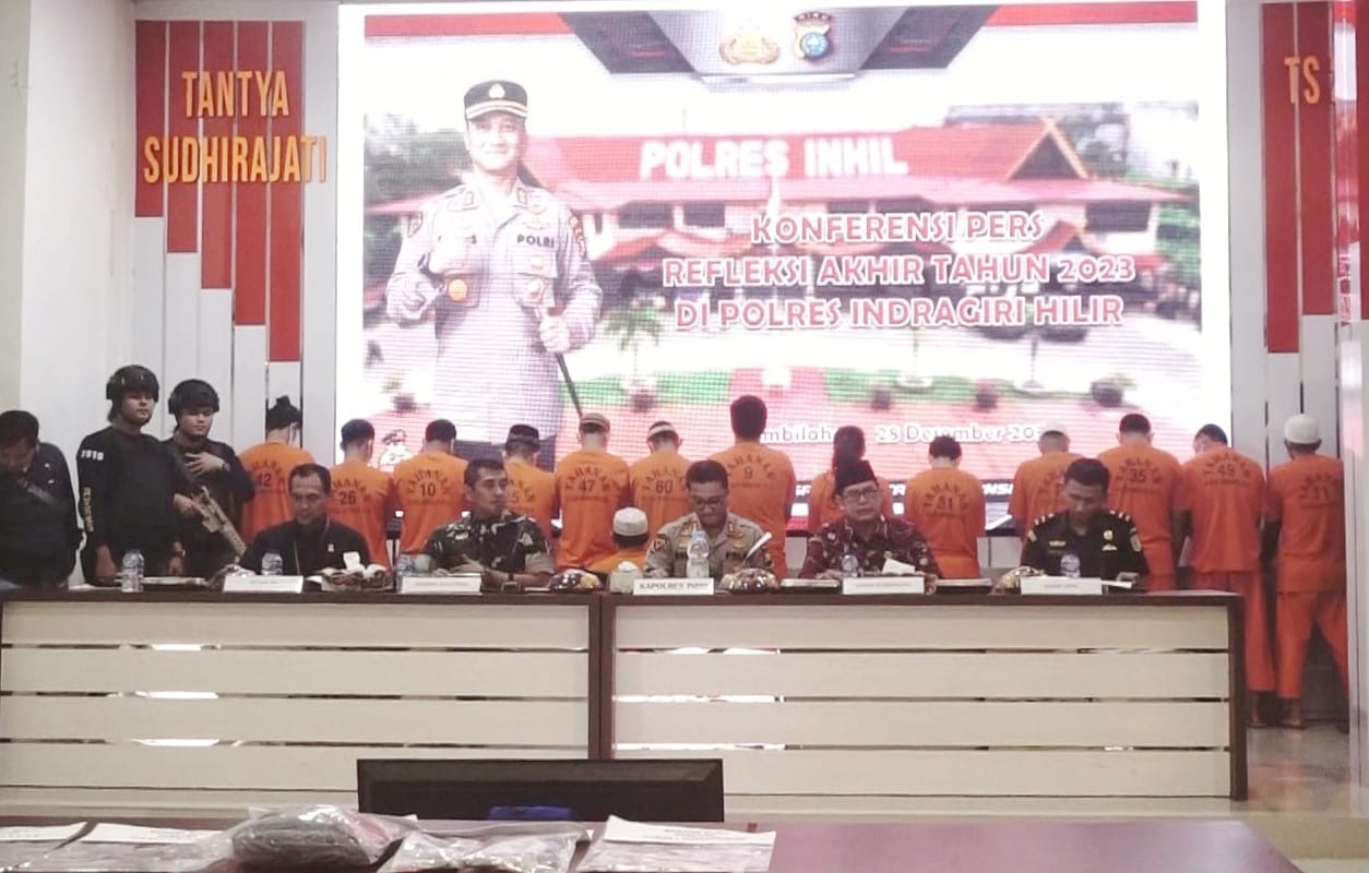 Refleksi akhir tahun Polres Inhil