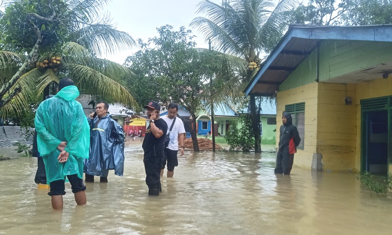 Kawasan terdampak banjir di Bintan/Presmedia.id
