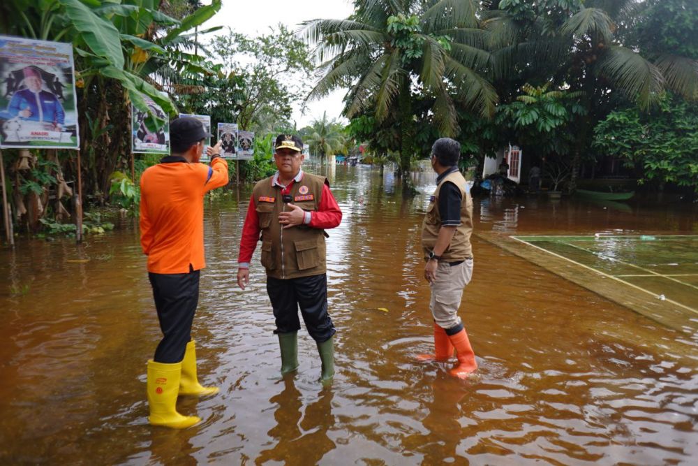 Daerah terdampak banjir di Kampar