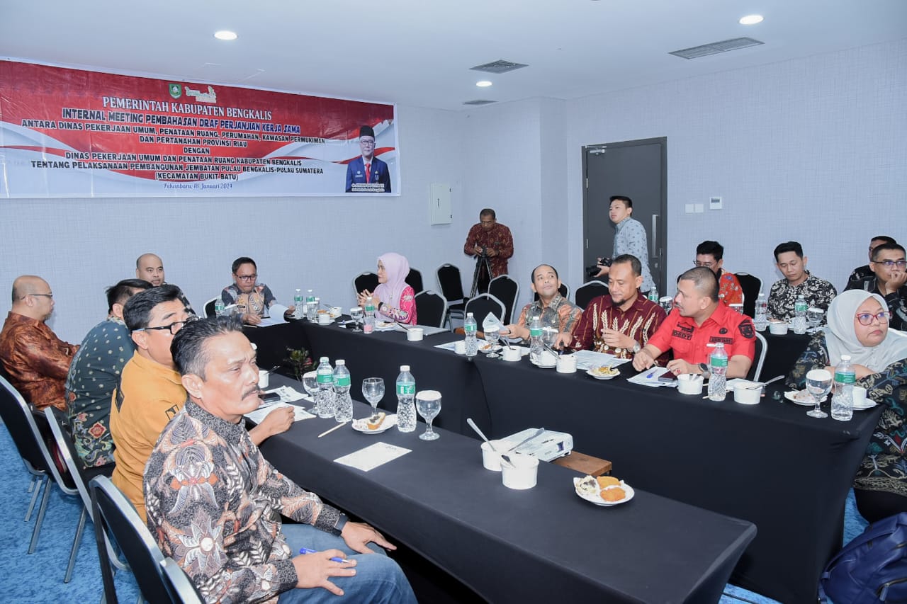 Pembahasan Pembangunan Jembatan Bengkalis-Sumatera