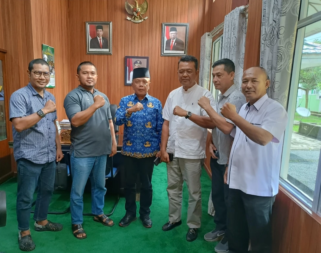 Usai pertemuan Plt Bupati Kepulauan Meranti dengan Pengurus KONI Meranti