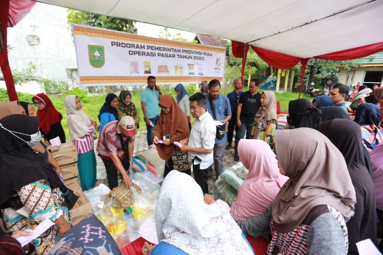 Operasi Operasi Pasar Murah Pemprov Riau Tahun 2023 Lalu