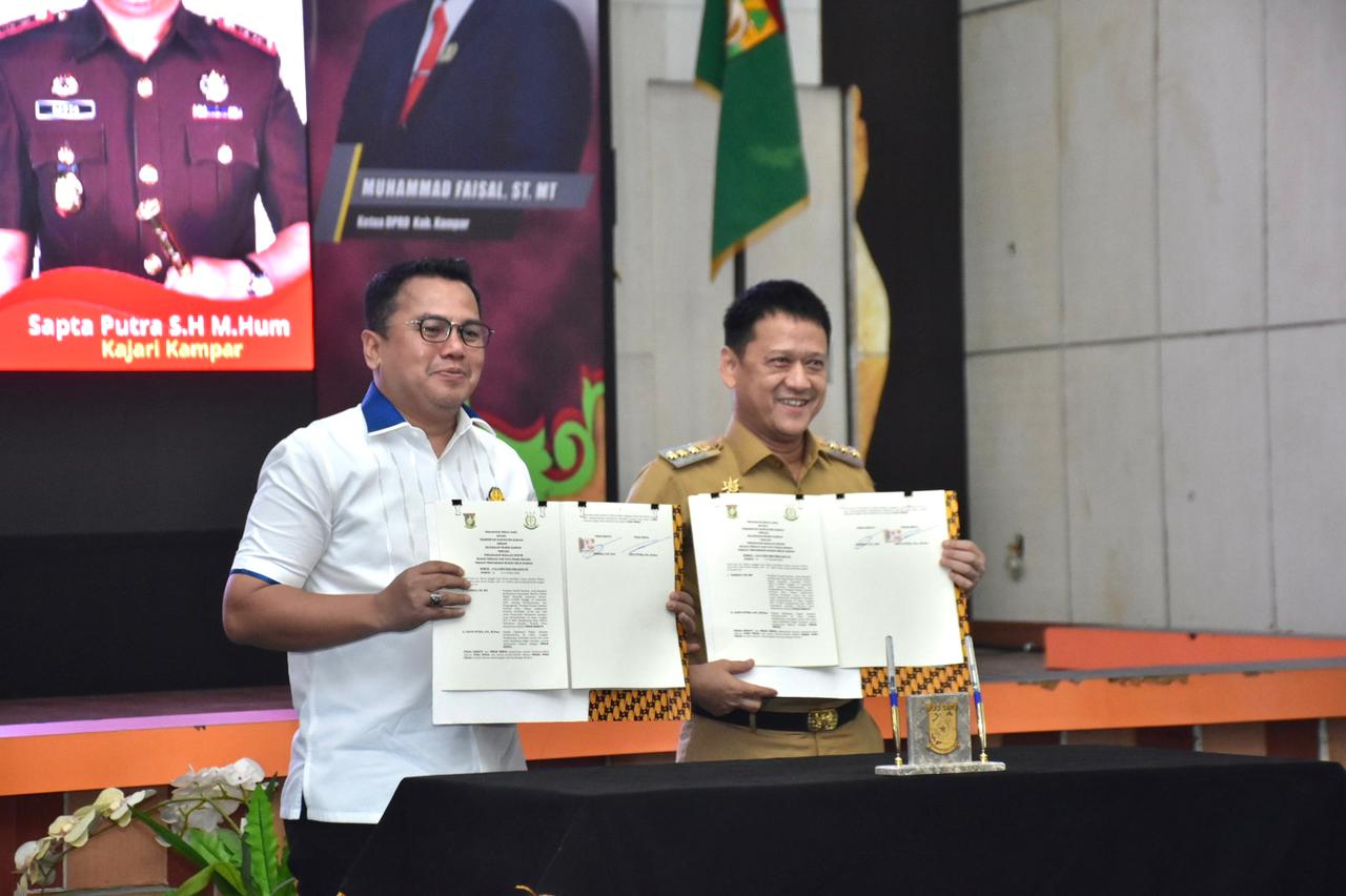 Kerja sama Pemkab Kampar dan Kajari amankan aset daerah