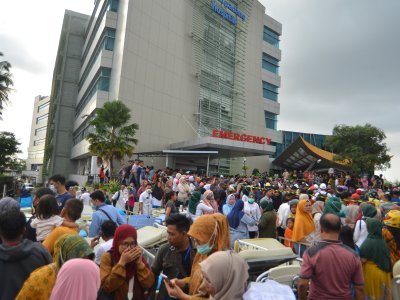 Semen Padang Hospital usai ledakan/Antara