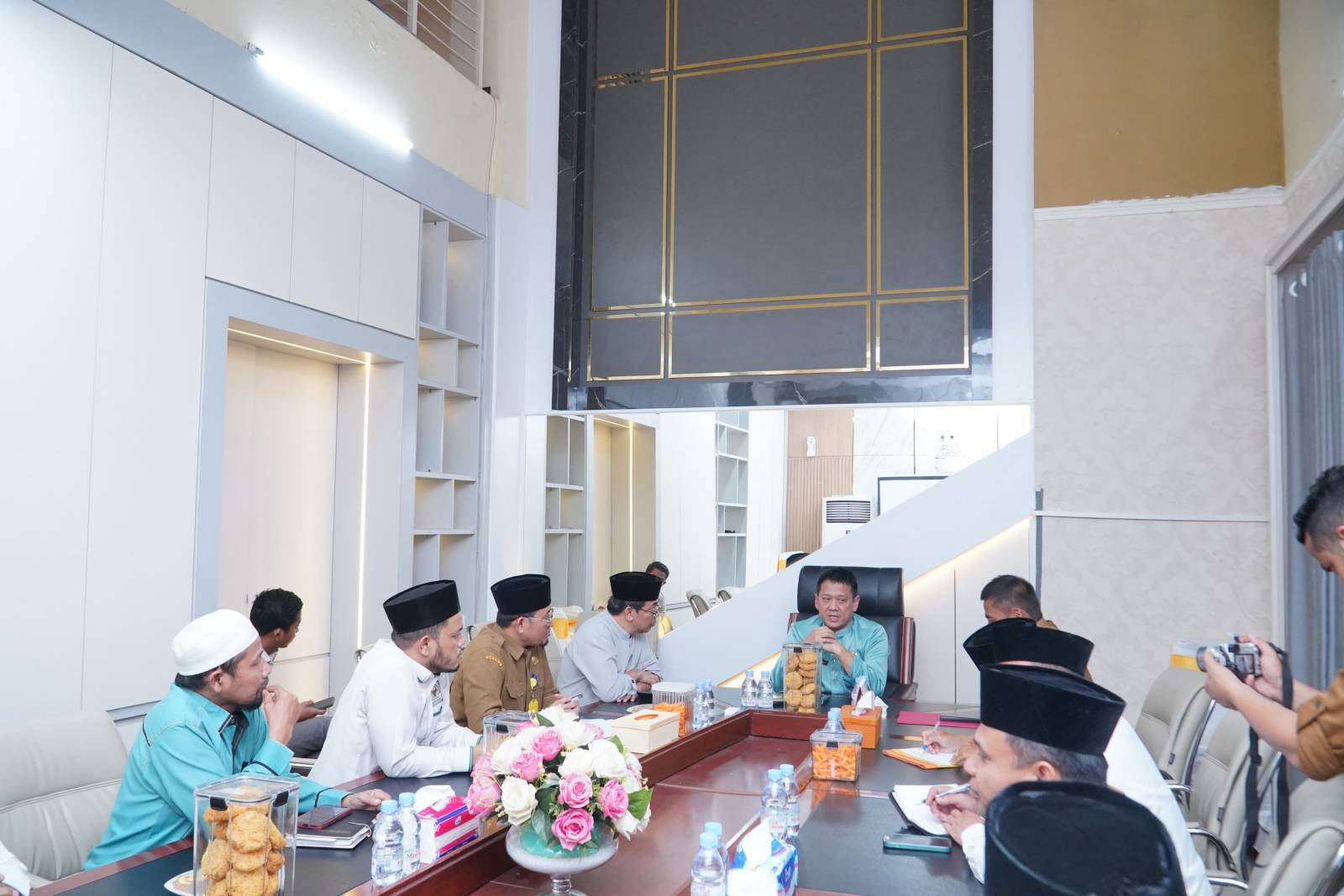Pertemuan Pj Bupati Kampar dengan Pengurus Markas Islami Kabupaten Kampar
