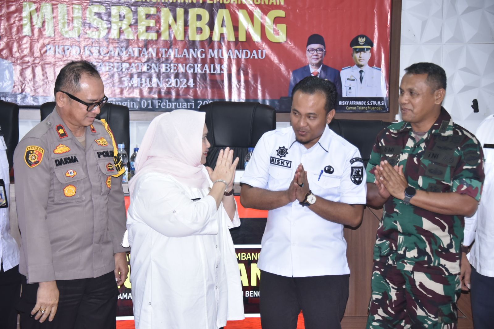 Bupati Bengkalis, Kasmarni hadir di Musrenbang Kecamatan Talang Muandau