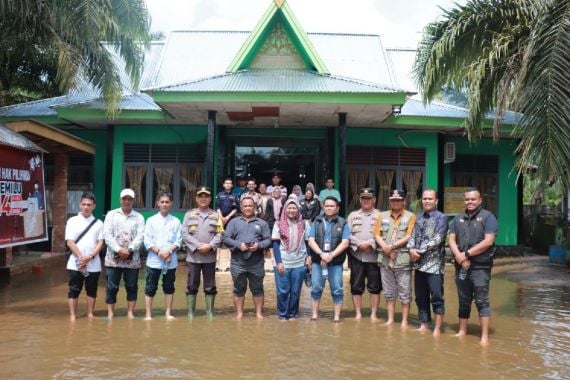 Lokasi TPS di Kampar yang terendam banjir