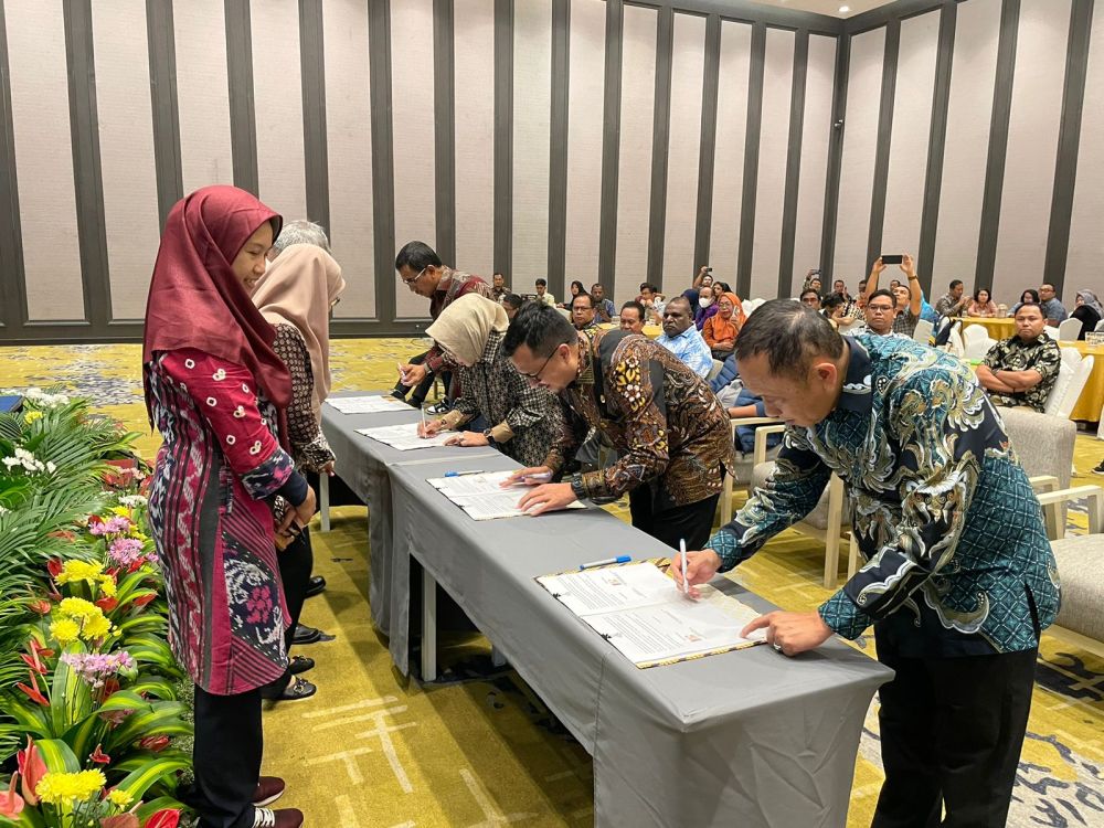 Penandatanganan kerja sama Disdik Riau dengan sejumlah Disdik provinsi lain