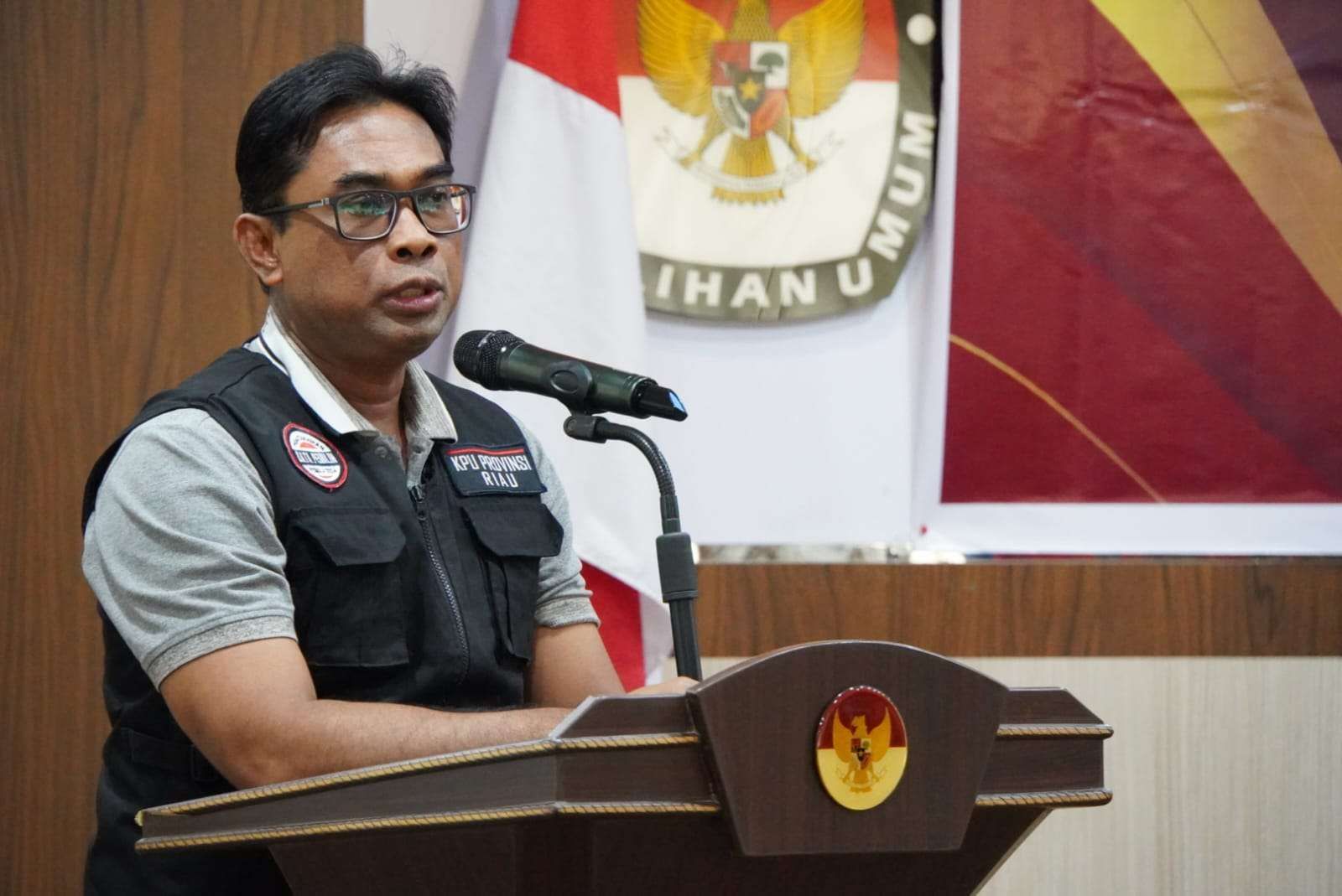 Ketua Komisi Pemilihan Umum (KPU) Provinsi Riau, Ilham Muhammad Yasir
