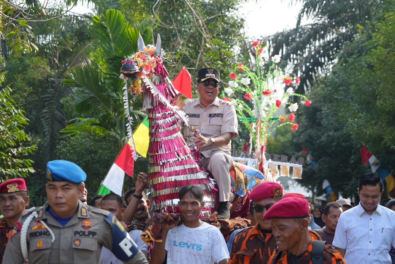 Kunker Bupati Kuansing, Suhardiman Amby di Pangean