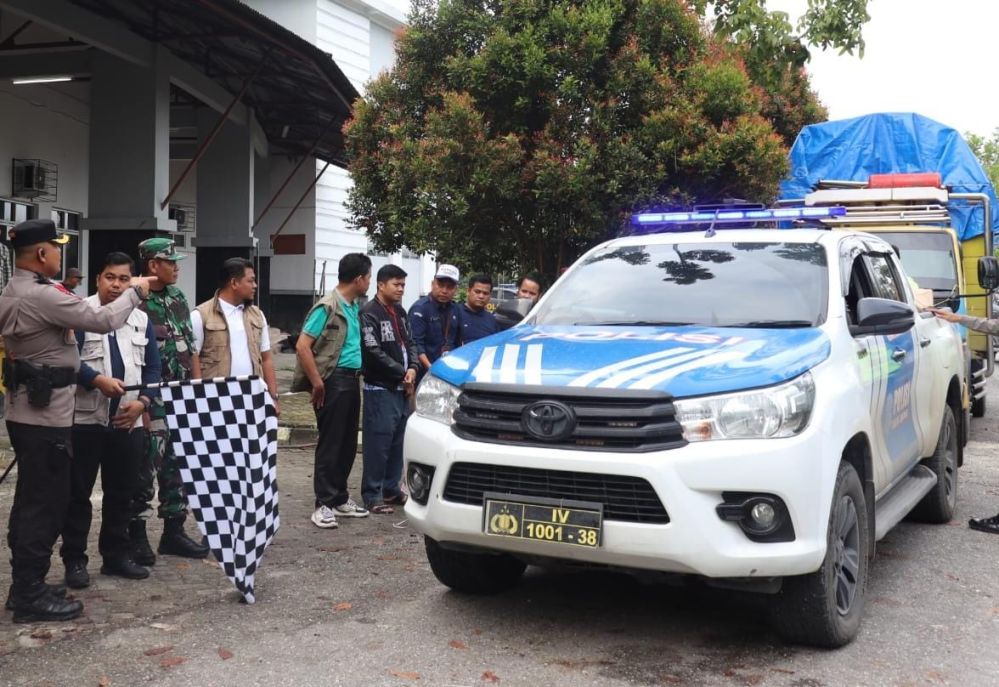 Pendistribusian Logistik Pemilu di Pelalawan