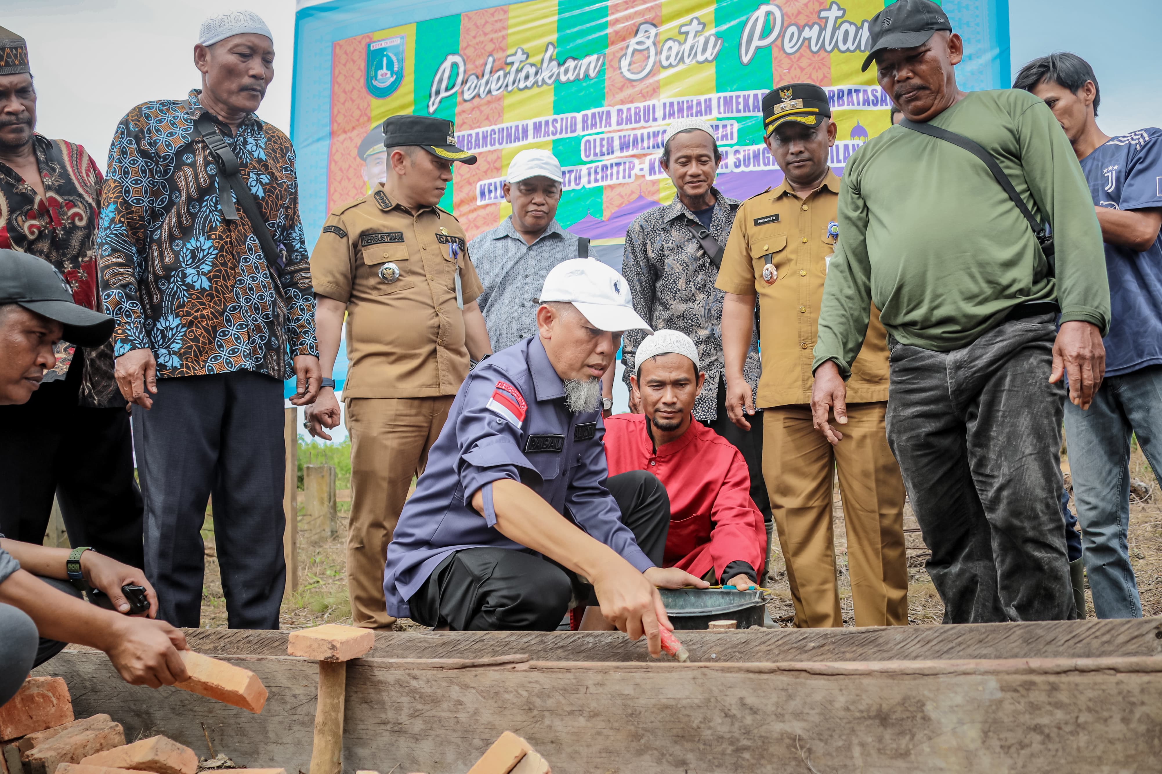 Dimulainya Pembangunan Raya Babul Jannah Kota Dumai