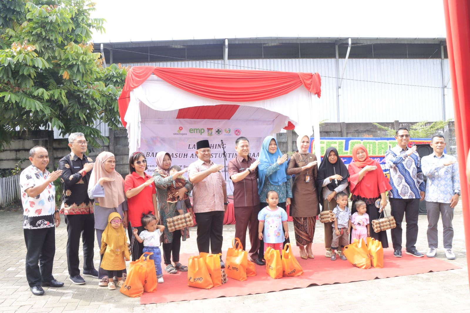 Peluncuran Program Bapak Asuh Stunting di Siak Hulu