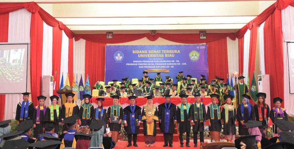  Sidang Senat Terbuka Wisuda Universitas Riau