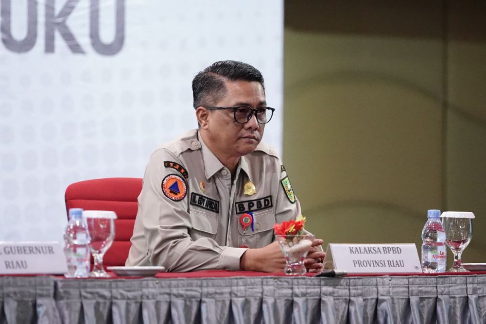 Kalaksa BPBD Riau, M Edy Afrizal