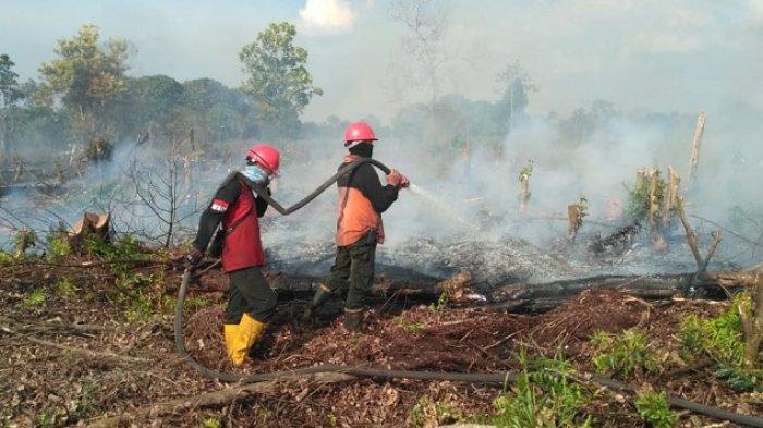 Upaya pemadaman kebakaran lahan di Riau