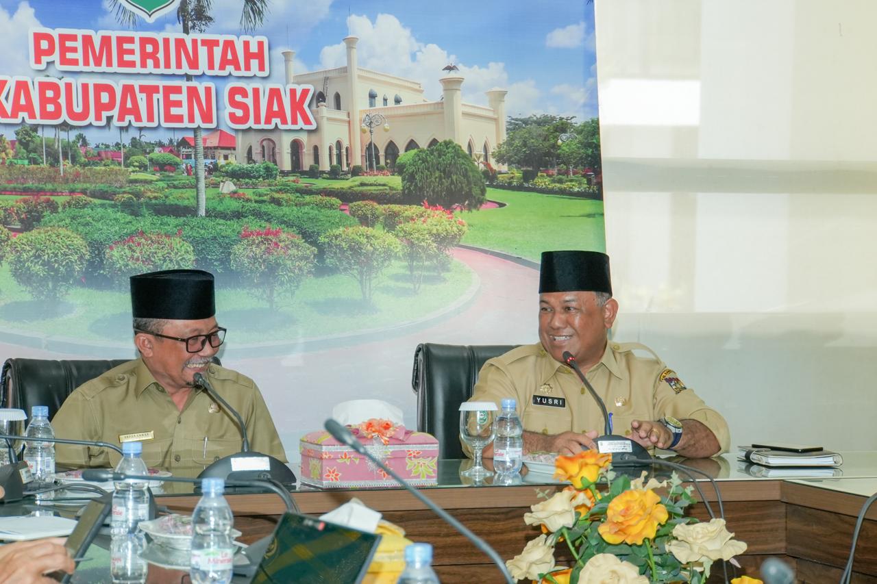 Kunjungan Sekda Kampar, Yusri di Siak