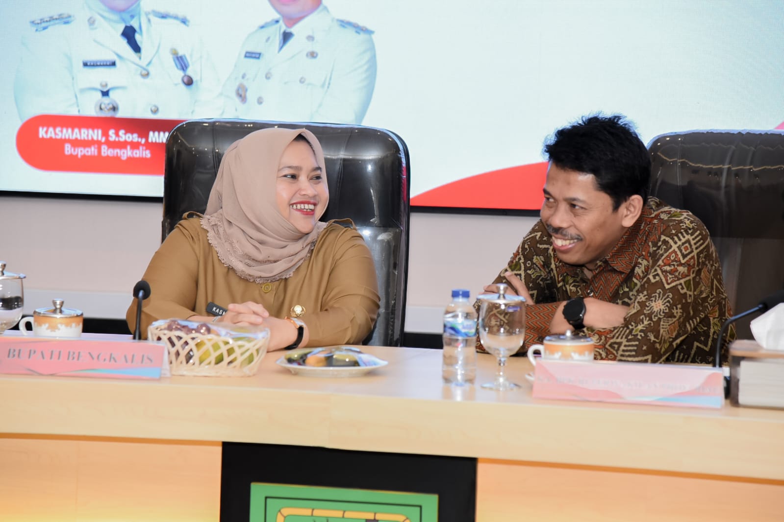 Pertemuan Kepala BPK Perwakilan Riau dengan Bupati Bengkalis