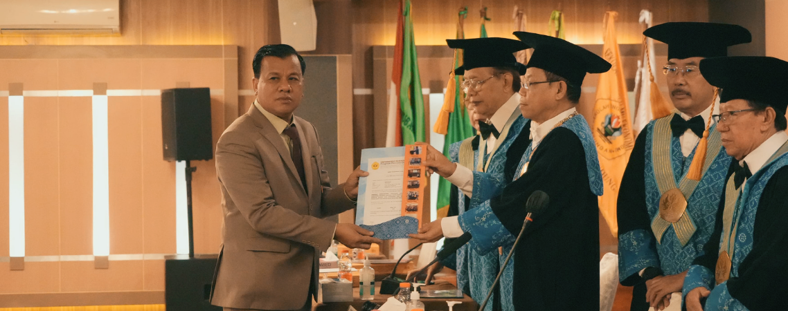 Suhardiman Amby berhasil meraih gelar Doktor di Universitas Pasundan