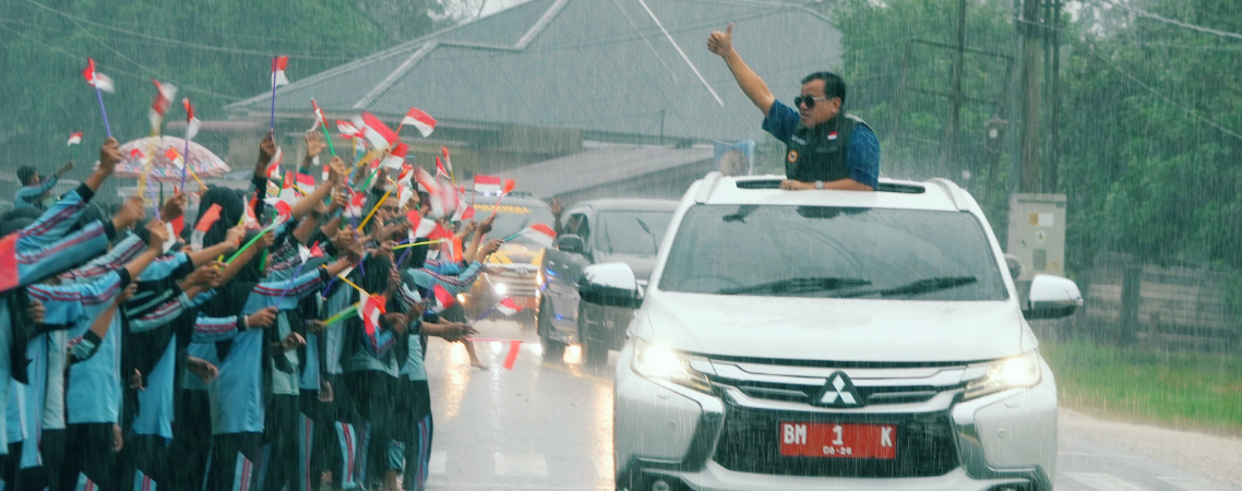 rak-arakan Piala Adipura di Kuansing