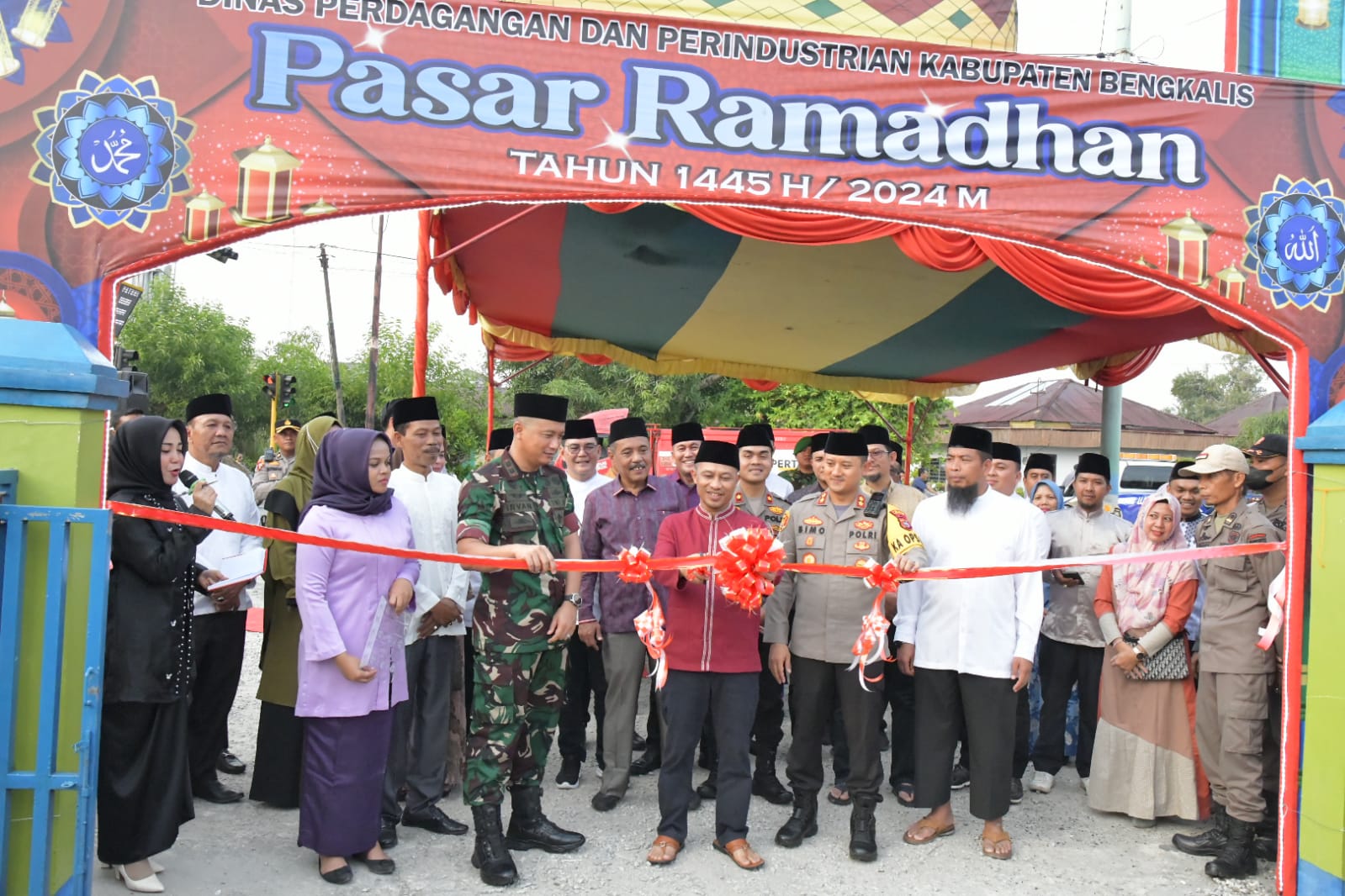 Pembukaan pasar ramadhan Pemkab Bengkalis