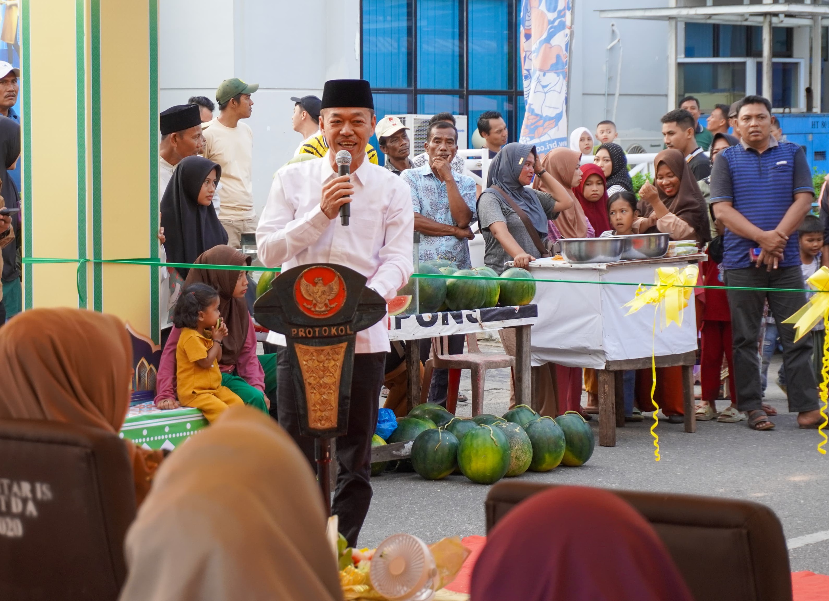 Pembukaan Pasar Ramadan di Kelurahan Bagan Kota, Bagansiapiapi