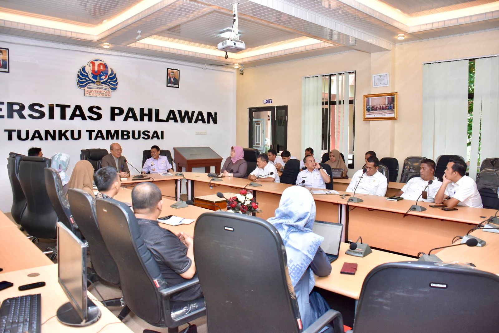 Persiapan peresmian Kebun Raya Hortus Botanicus Universitas Pahlawan