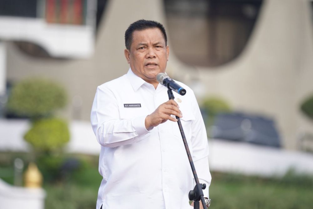Pj Gubernur Riau dalam arahannya