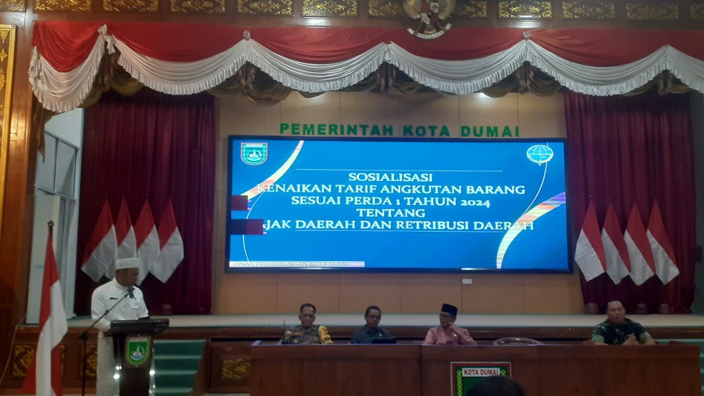 Sosialisasi kenaikan tarif angkutan barang Pemko Dumai