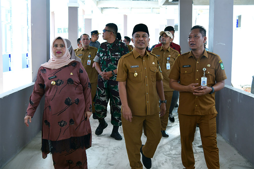 Peninjaun proses pembangunan RSUD Rupat Utara