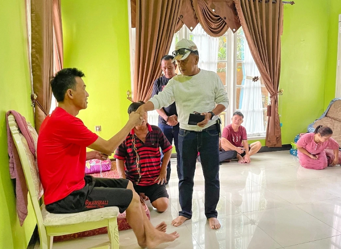 Plt Bupati Asmar di Rumah Singgah Pemkab Meranti