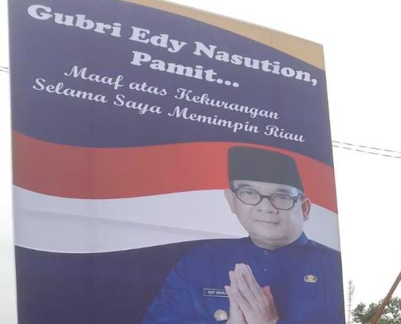 Pamit! Gubri Edy Natar Pesan ke Masyarakat Riau Jangan Tinggalkan Salat Berjemaah.