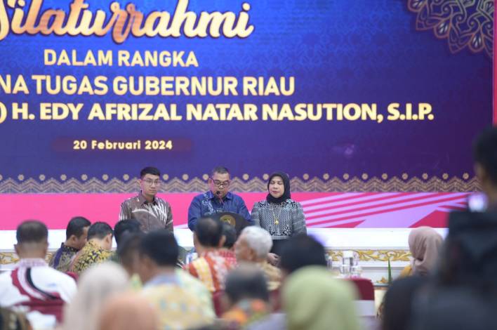 Purna Tugas, Gubernur Edy Natar Pamit ke Masyarakat Riau.