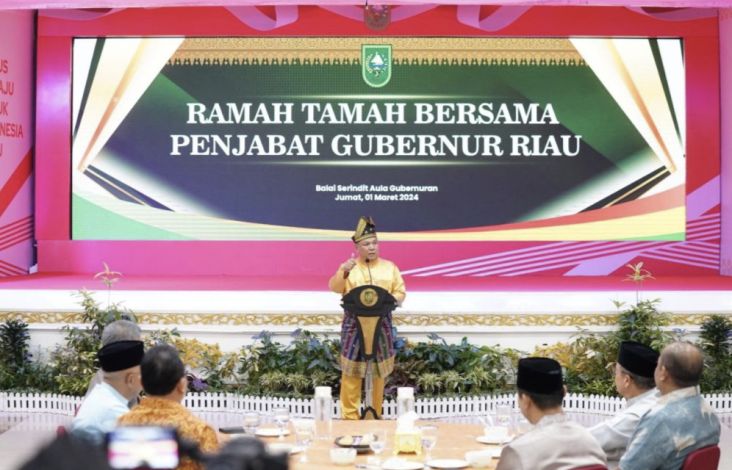 Bangun Riau Butuh Kekompakan, Ini Pesan Pj Gubernur ke Tokoh Masyarakat.