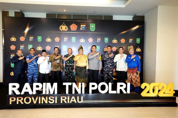 Pj Gubri Ditunjuk Jadi Keynote Speaker Rapim TNI-Polri di Riau.