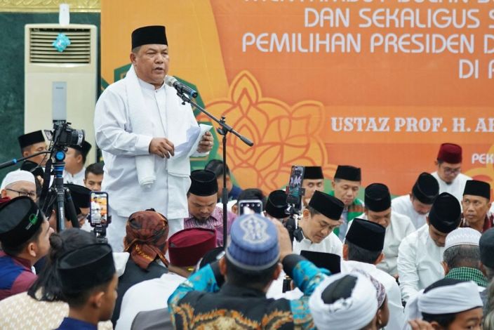 Tablig Akbar, Pj Gubri: Sambut Ramadan dengan Hati Suci, Hilangkan Perbedaan Pilihan.