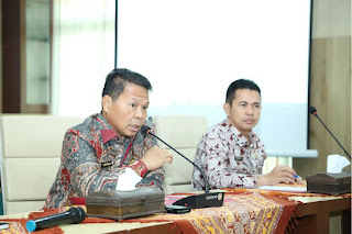 Rapat percepatan penyelesaian kegiatan sertifikasi tanah milik Pemkab Inhil