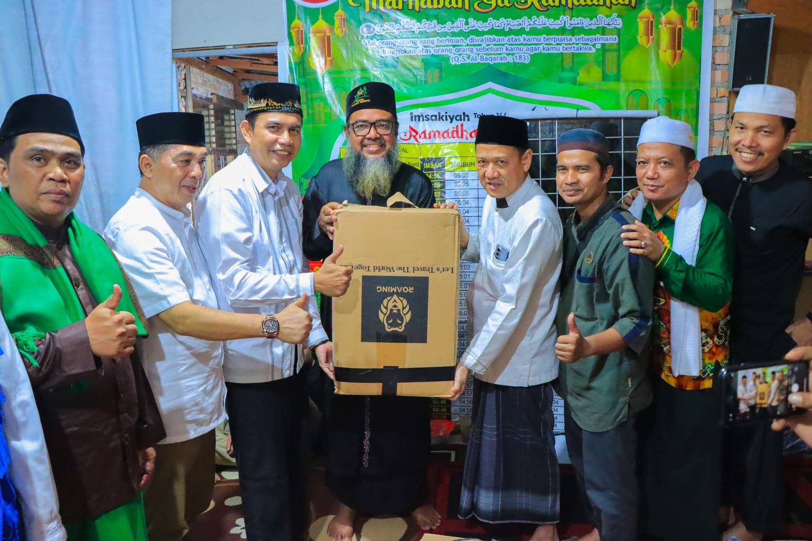 Buka Puasa bersama mualaf di Kampar