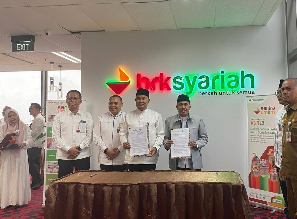 MoU BRK Syariah terkait sertifikasi halal dengan Kemenag