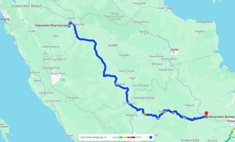 Jalur alternatif menuju sumatera barat/katasumbar