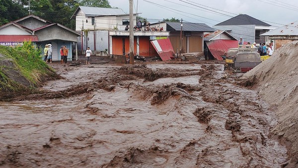 Banjir Lahar Dingin Marapi/Antara