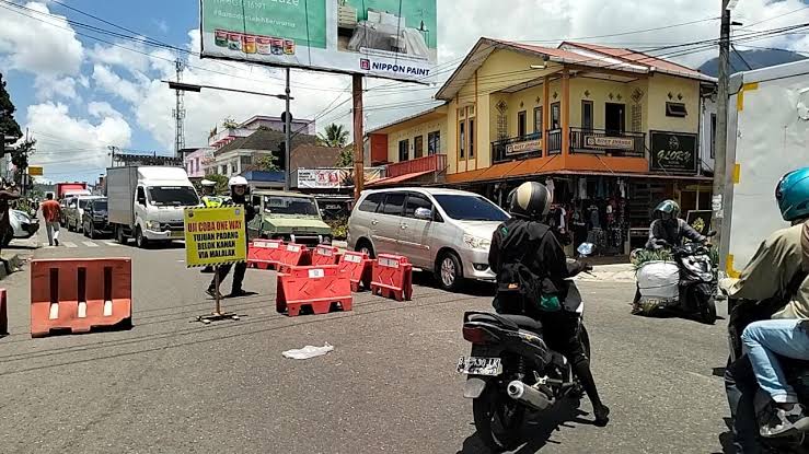 Pengaturan arus lalu lintas di Sumatera Barat