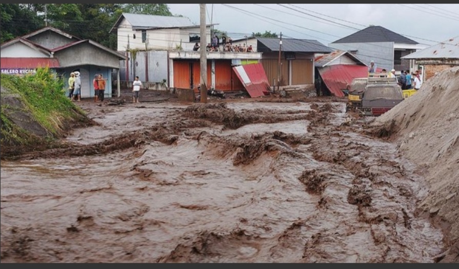 Banjir Lahar Dingin Marapi Belum Lama Ini/Antara