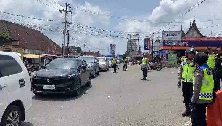 Kondisi lalu lintas di Kota Bukittinggi/Katasumbar