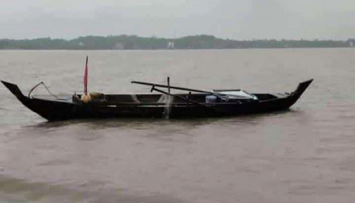 Perahu yang digunakan korban untuk mencari udang/Rcmnews.id