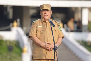 Pj Gubernur Riau, SF Hariyanto pimpin Apel Senin