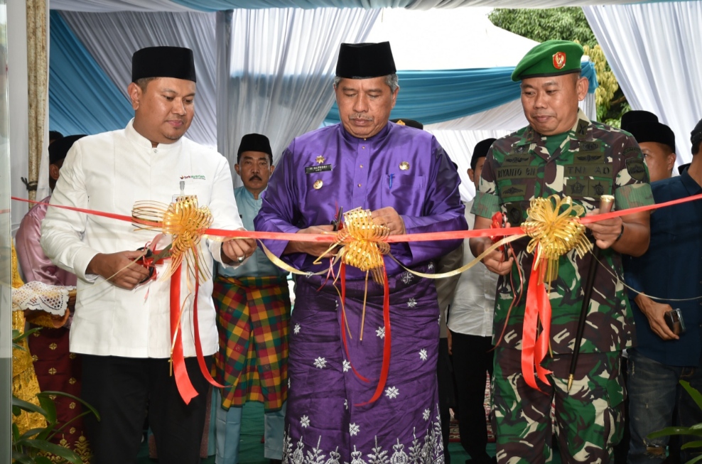 Peresmian kantor kedai BRK Syariah yang baru di Kabupaten Siak