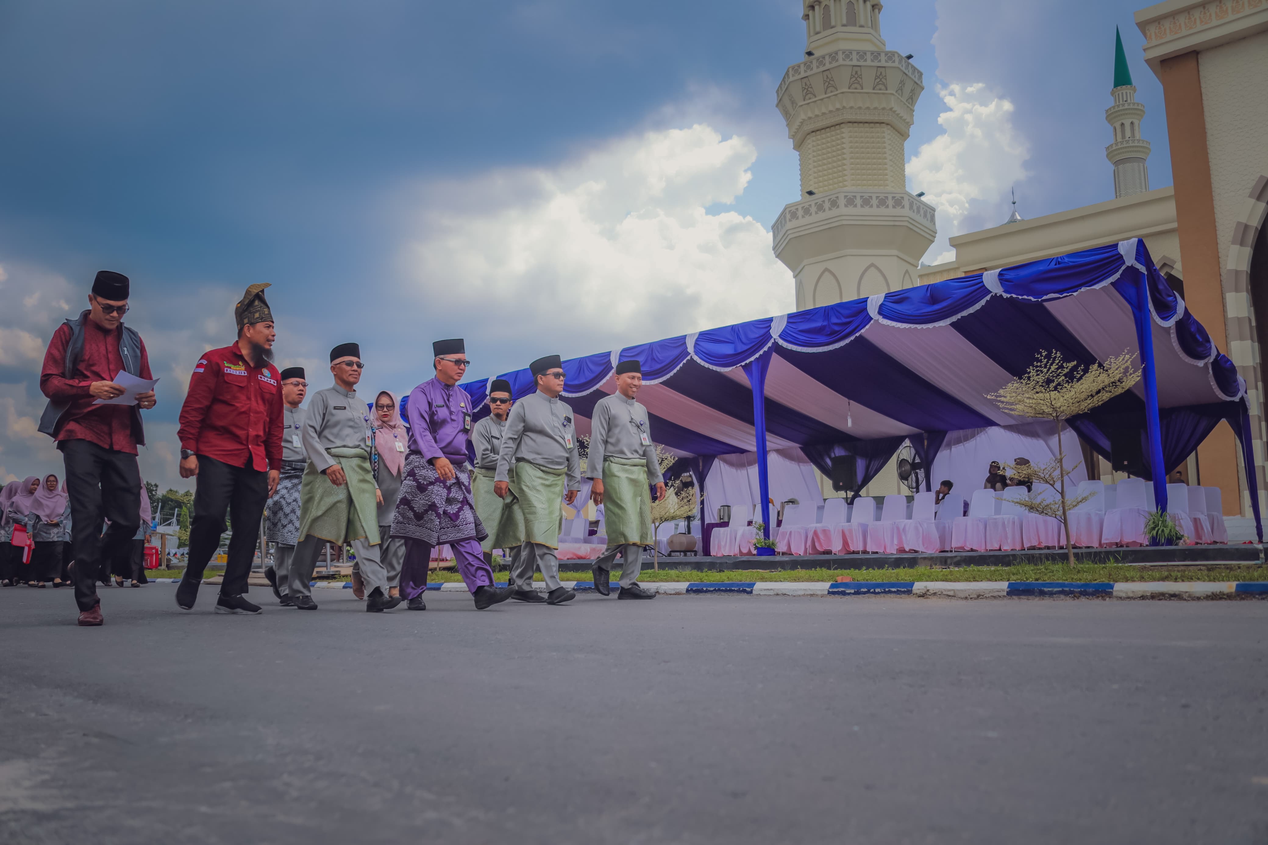 Penyambutan Kafilah MTQ dari Kabupaten Kota di Kota Dumai